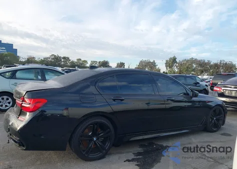 2019 BMW 740I из США, поврежденный, VIN WBA7E2C50KB454353